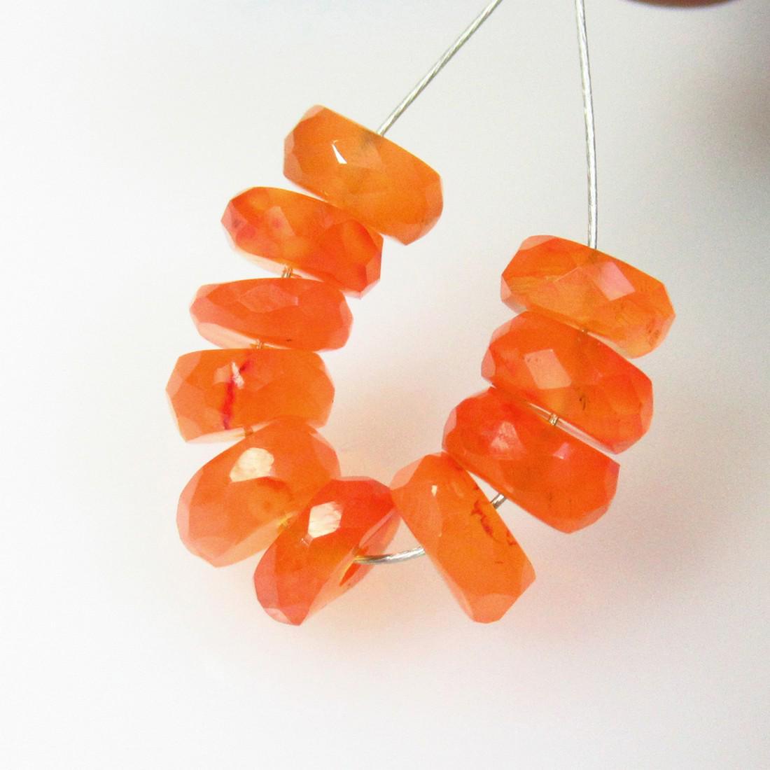 7.62 Ctw Natural 10 Drilled Orange Carnelian Round Beads: No Reserve! Title: 7.62 Ctw Natural 10 Drilled Orange Carnelian Round Beads Stone Clarity: Semi-Transparent Gemstones: Natural Carnelian Beads Carat Weights: 7.62 Size/Dimensions: 5.70 - 6.20 mm / 10 