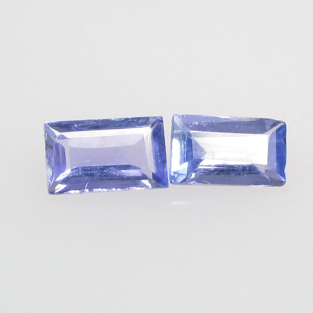 0.52 Ctw Natural Tanzanite Octagon Pair: No Reserve! Title: 0.52 Ctw Natural Tanzanite Octagon Pair Stone Clarity: VVS Gemstones: Natural Tanzanite Carat Weights: 0.52 Size/Dimensions: 5.10 x 3.10 x 1.80 mm / 2 Pc's Additional Information: T