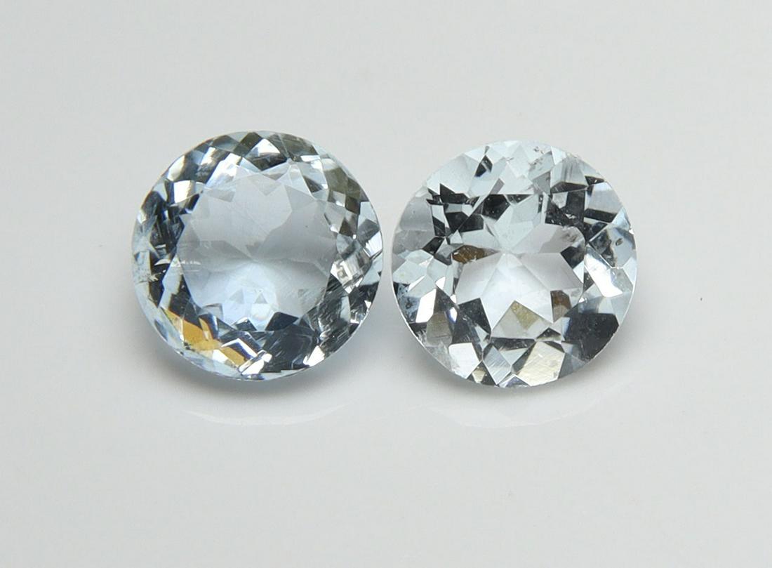 Marvellous " Natural Aquamarine " 1.45 Cts Natural Aquamarine Pair: No Reserve! Title: Marvellous " Natural Aquamarine " 1.45 Cts Natural Aquamarine Pair Additional Information: Gemstone : Natural Aquamarine Origin : Australia Weight : 1.45 carats Dimensions : 6x6 mm 