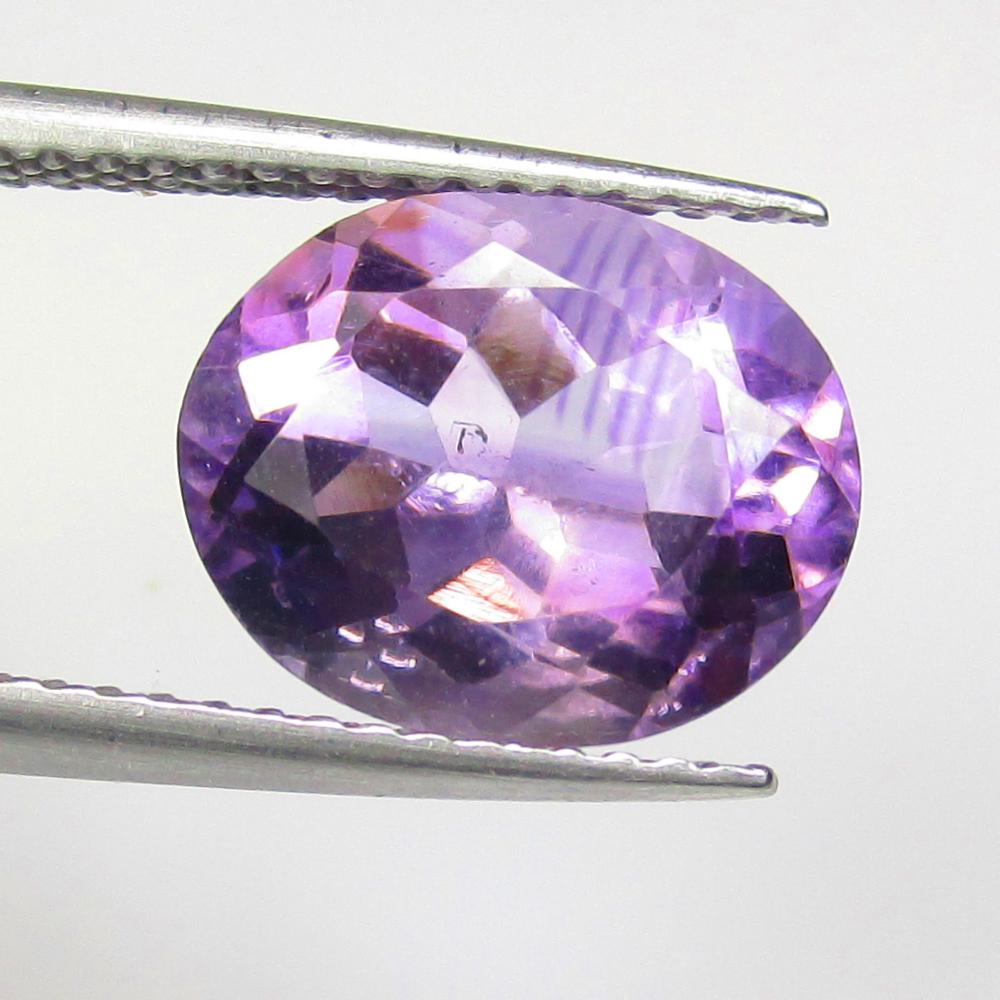 3.44 Ctw Natural Purple Amethyst Oval Cut (1 of 2)