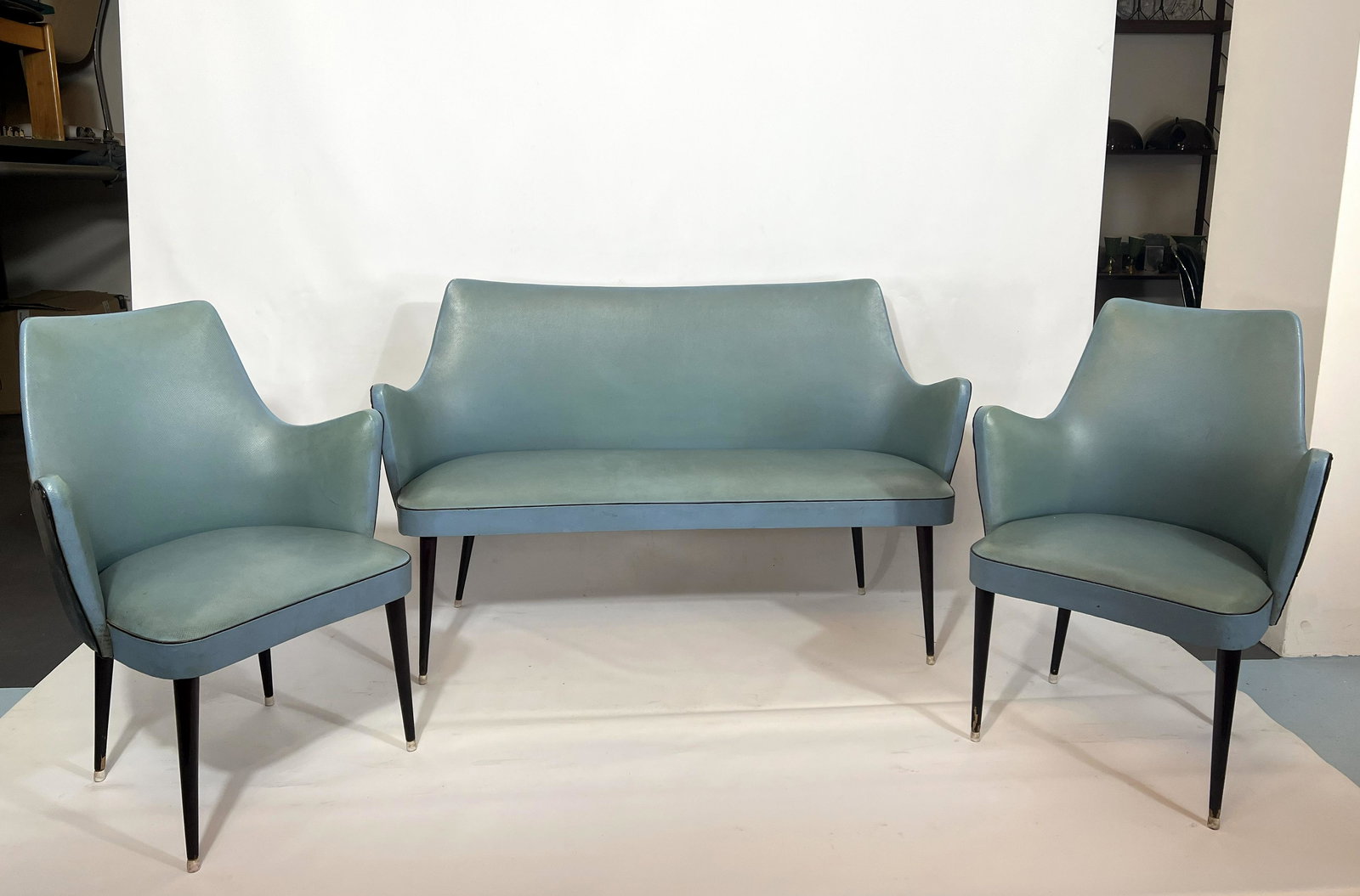 Osvaldo Borsani sofa set. Italy 1950s (1 of 10)