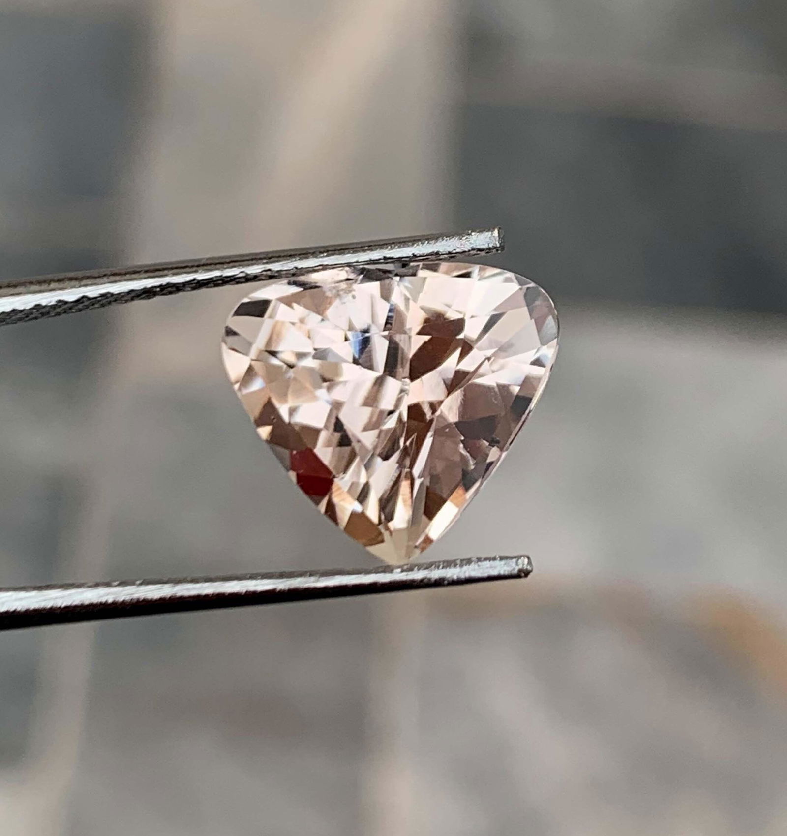 Peach Pink Morganite Gemstones, Fancy Cut Morganite, Loose Gemstone Natural Gemstone for Jewelry, (1 of 7)