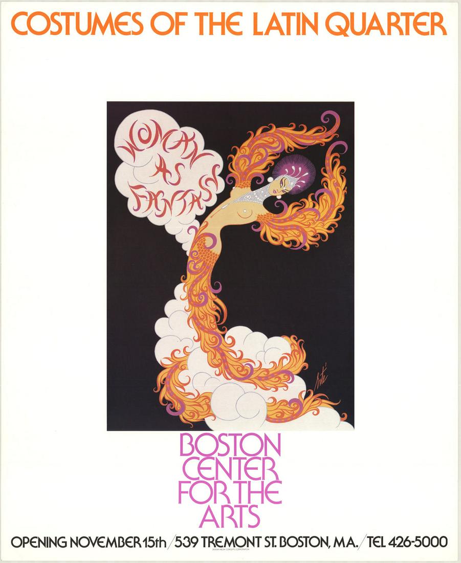 Erte - Costumes of the Latin Quarter - Offset Lithograph 27.5" x 22.5" (1 of 1)