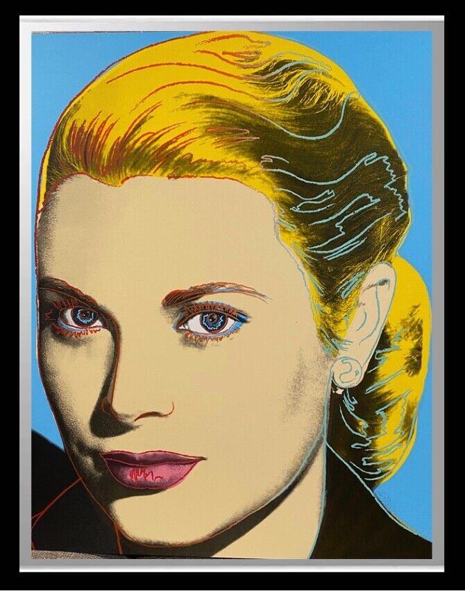 Andy Warhol After. "grace Kelly" Unsigned Silkscreen Proof. Auction