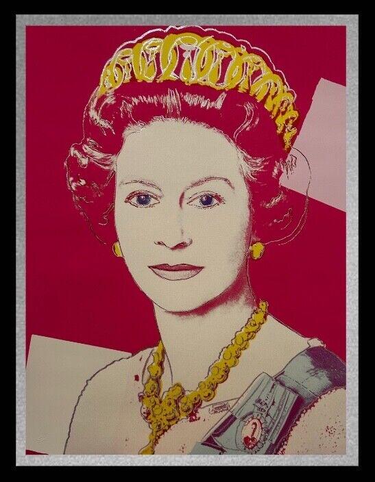 Andy Warhol AFTER "Queen Elizabeth #336" Trial Proof- Royal Edition Screenprint-diamond dust. Beauti (1 of 10)