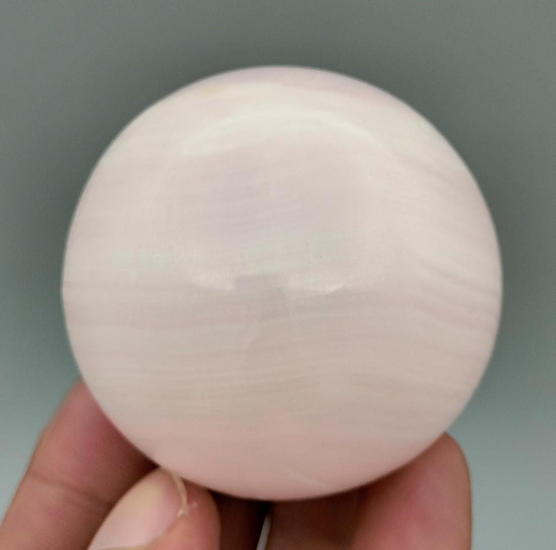 185 Gram Beautiful Natural Pink Calcite Healing Sphere (1 of 4)