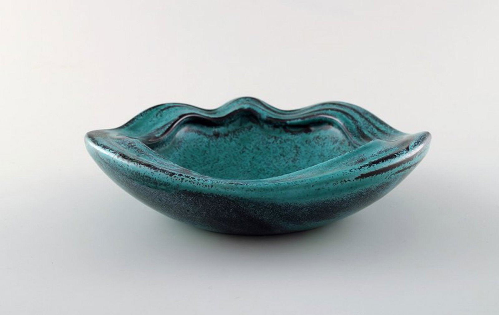 Kähler, HAK, glazed stoneware bowl, 1960's. (1 of 5)