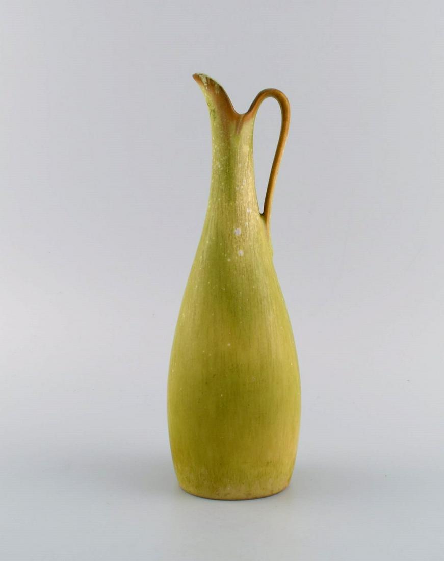 Gunnar Nylund (1904-1997) for Rörstrand. Pitcher in glazed ceramics. Beautiful eggshell glaze (1 of 7)