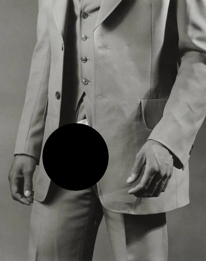 ROBERT MAPPLETHORPE - Man in Polyester Suit, 1980 (1 of 2)