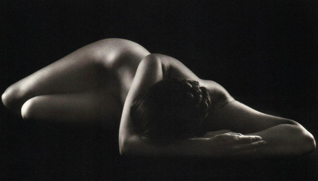 RUTH BERNHARD - Perspective II, 1967: Artist: RUTH BERNHARD Print Title: Perspective II, 1967 Medium: Authentic Vintage Duotone Photoengraving Printed in USA in 1980’s Image Size approx: 5.5 x 9” Ruth Bernhard (1905 – 20