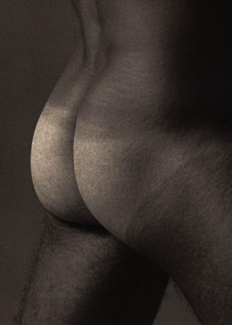 KEN HAAK - Male Nude,1977: Artist: KEN HAAK Print Title: Male Nude,1977 Medium: Tri-tone Photo-lithographs (Limited edition of 5000) Printed in the 1980’s, in the US Image size (inches) approx. 6.25 x 4.5” Ken Haak(
