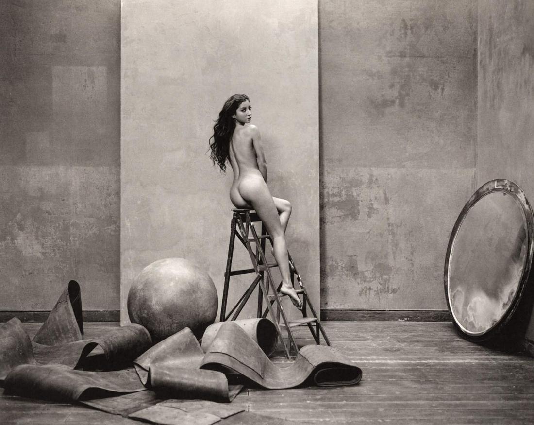 MARC LAGRANGE - Nude study, Snakes and Ladders: Artist: MARC LAGRANGE Print Title: Snakes and Ladders Printing Date: 2010s Medium: Duotone Photo-lithograph Printed in: Italy Image Size: approx. 7 x 9” Marc Lagrange (1957-2015) was a Belgian