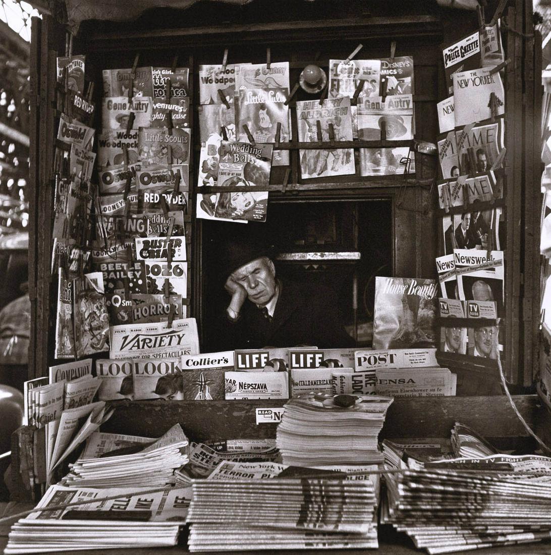 VIVIAN MAIER - Untitled (March, 1954): Artist: VIVIAN MAIER Print Title: Untitled (March, 1954) Medium: Duotone Photolithograph Printed 2010’s in China Image size (inches) approx. 9 x 9” Additional Information: COAs included on