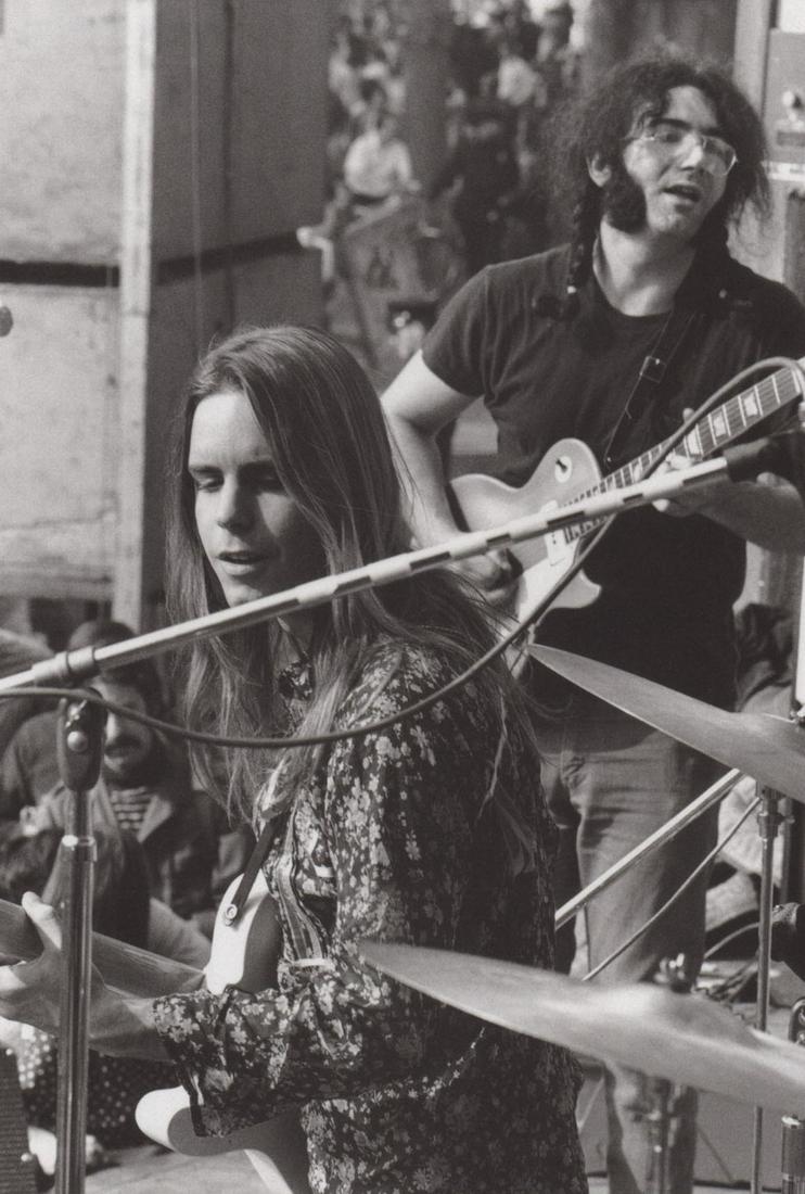 LINDA MCCARTNEY - Jerry Garcia and Bob Weir, live in Central Park with Jefferson Airplane (1 of 1)