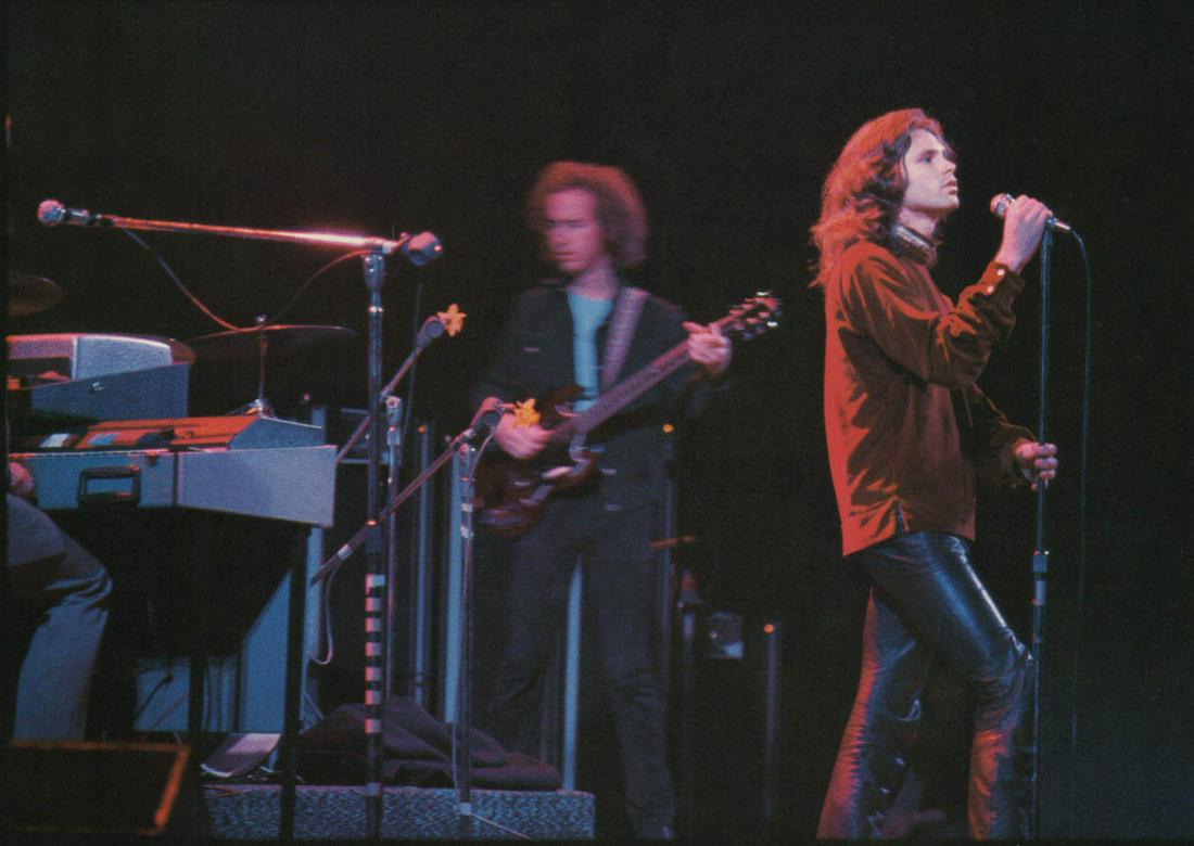 LINDA MCCARTNEY - Jim Morrison and the Doors at the Filmore East, 1968: Artist: LINDA MCCARTNEY Print Title:Jim Morrison and the Doors at the Filmore East, 1968 Medium: Photolithograph Printed 1990’s in Hong Kong Image size (inches) approx. 6 x 9” Additional I