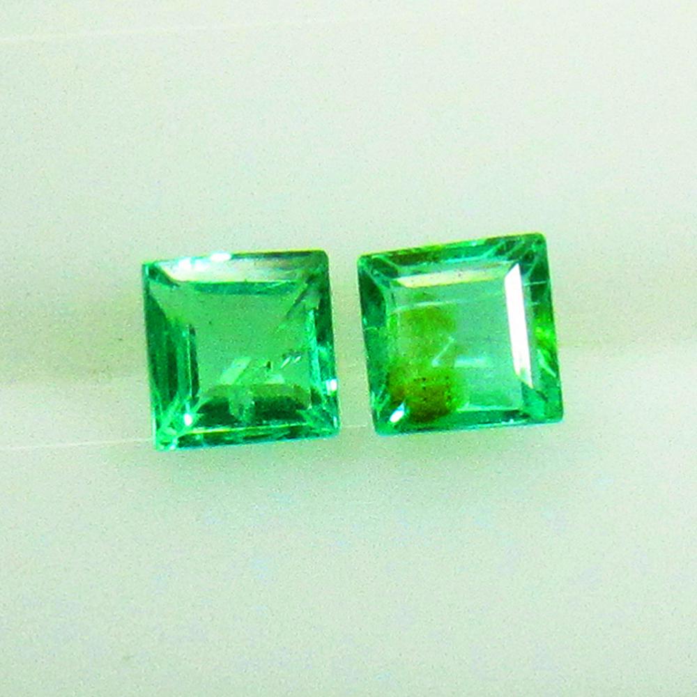 Natural Emerald Pair - 0.28 Ct (1 of 2)
