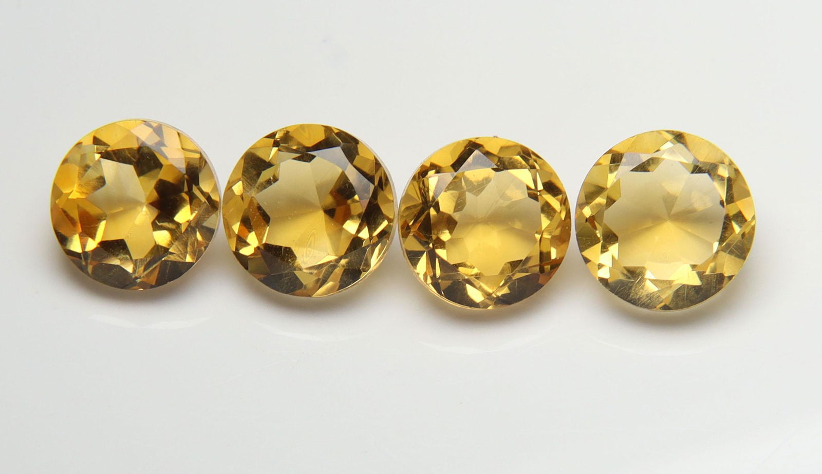 Gorgeous " Natural Citrine " 5.66 Cts Natural Citrine Set (1 of 3)