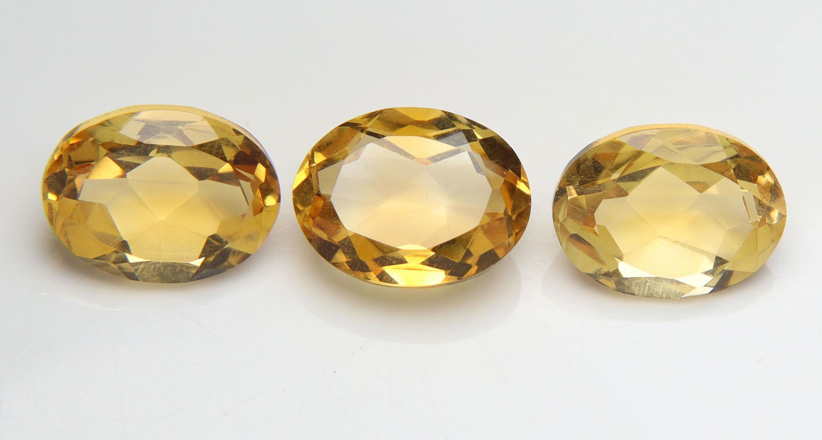 Gorgeous " Natural Citrine " 5.42 Cts Natural Citrine Set (1 of 4)