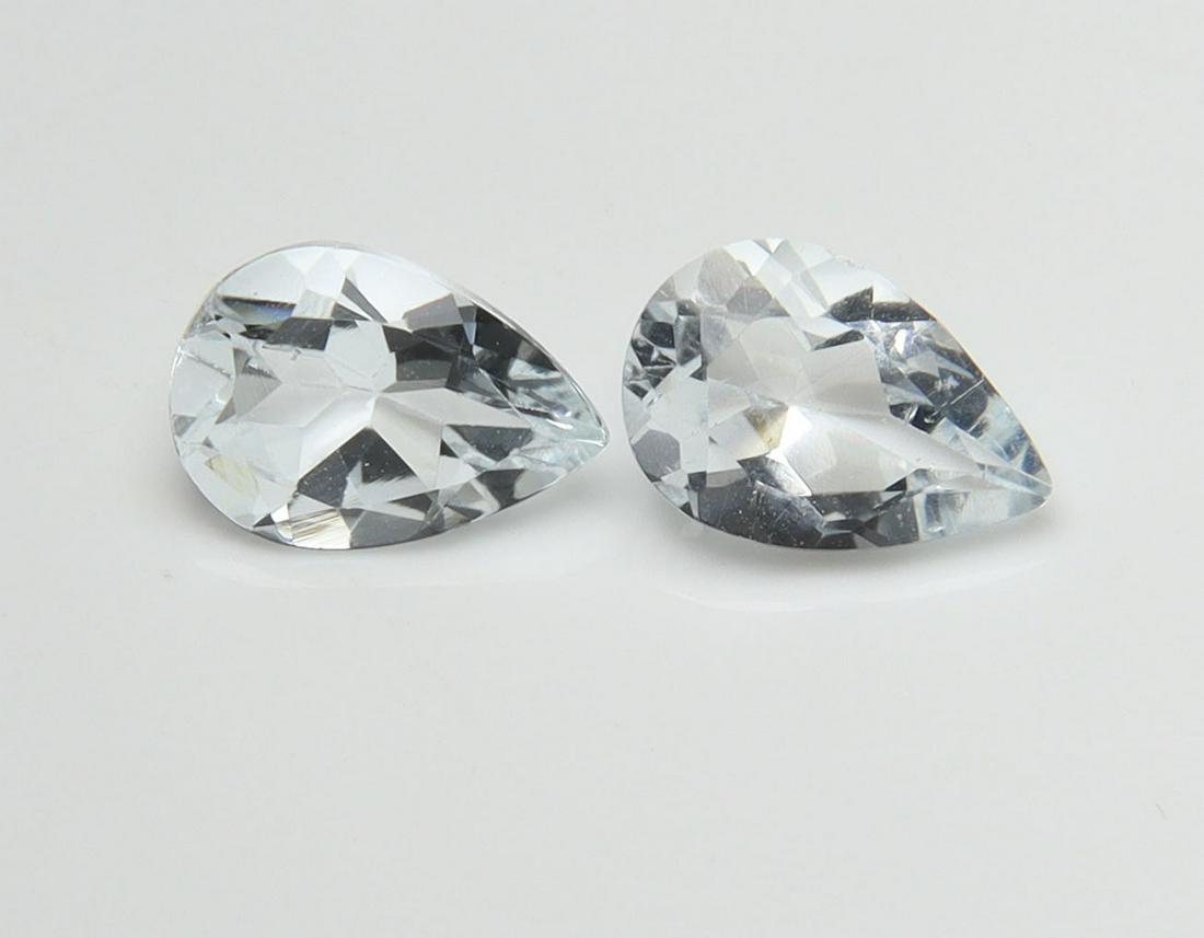 Marvellous " Natural Aquamarine " 1.04 Cts Natural Aquamarine Set: No Reserve! Title: Marvellous " Natural Aquamarine " 1.04 Cts Natural Aquamarine Set Additional Information: Gemstone : Natural Aquamarine Origin : Australia Weight : 1.04 carats Dimensions : 7x5 mm, 