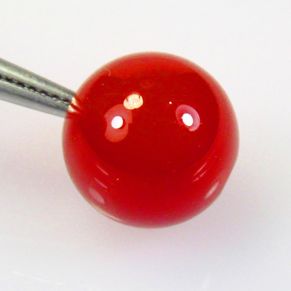 12.11 Ctw Natural Carnelian Round Beads: No Reserve! Title: 12.11 Ctw Natural Carnelian Round Beads Stone Clarity: Semi-Transparent Gemstones: Natural Carnelian Beads Carat Weights: 12.11 Size/Dimensions: 12.20 x 12.20 mm Additional Informat