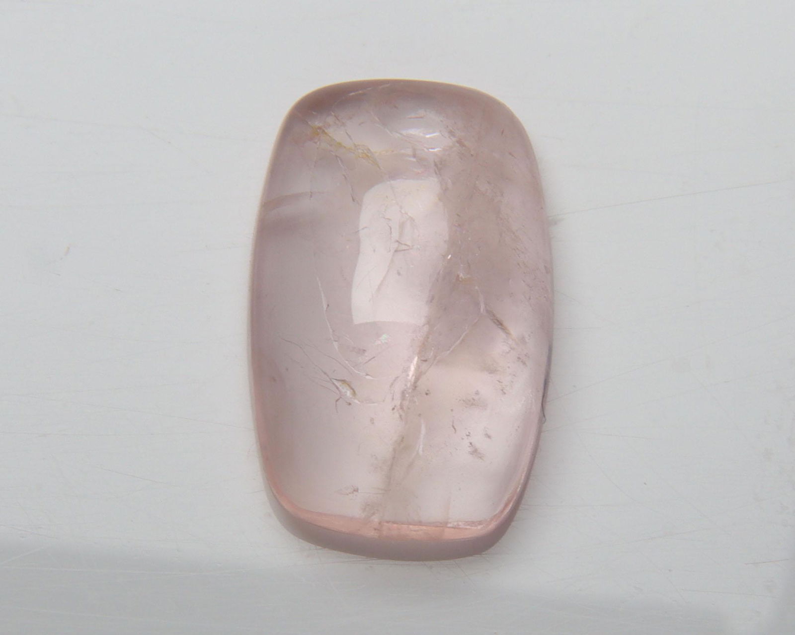 Gorgeous " Natural Morganite " 7.30 cts Natural Morganite Lot: No Reserve! Title: Gorgeous " Natural Morganite " 7.30 cts Natural Morganite Lot Additional Information: Gemstone : Natural Morganite Shape and Cut : Rectengular Cabochon Weight : 7.30 carats Measurem
