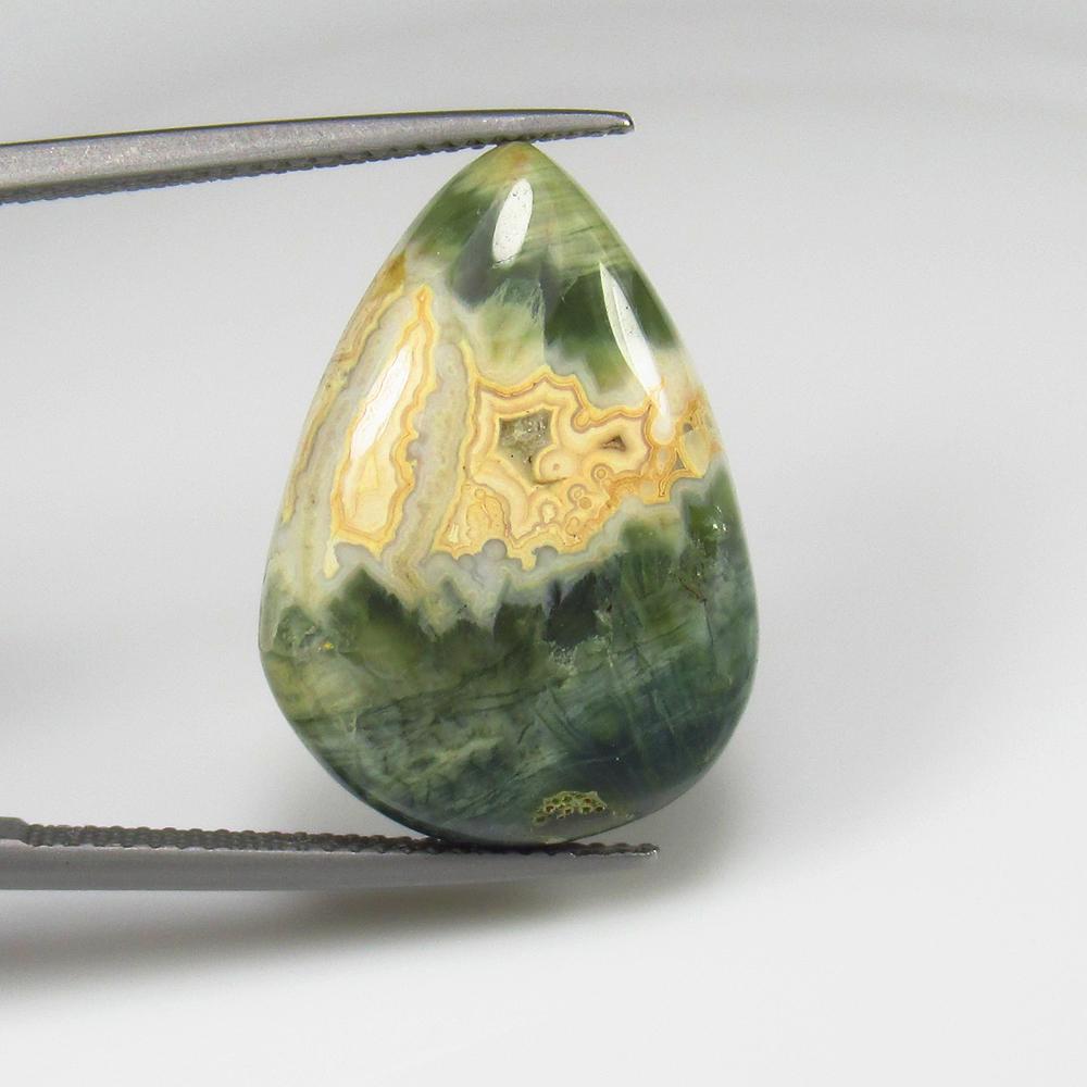 15.60 Ct - Natural Ocean Picture Jasper: No Reserve! Title: 15.60 Ct - Natural Ocean Picture Jasper Additional Information: Gemstone Metal Purity: - Gemstones: Jasper Carat Weights: 15.60 Size/Dimensions: 22.0 x 16.5 x 6.0 mm Additional Info