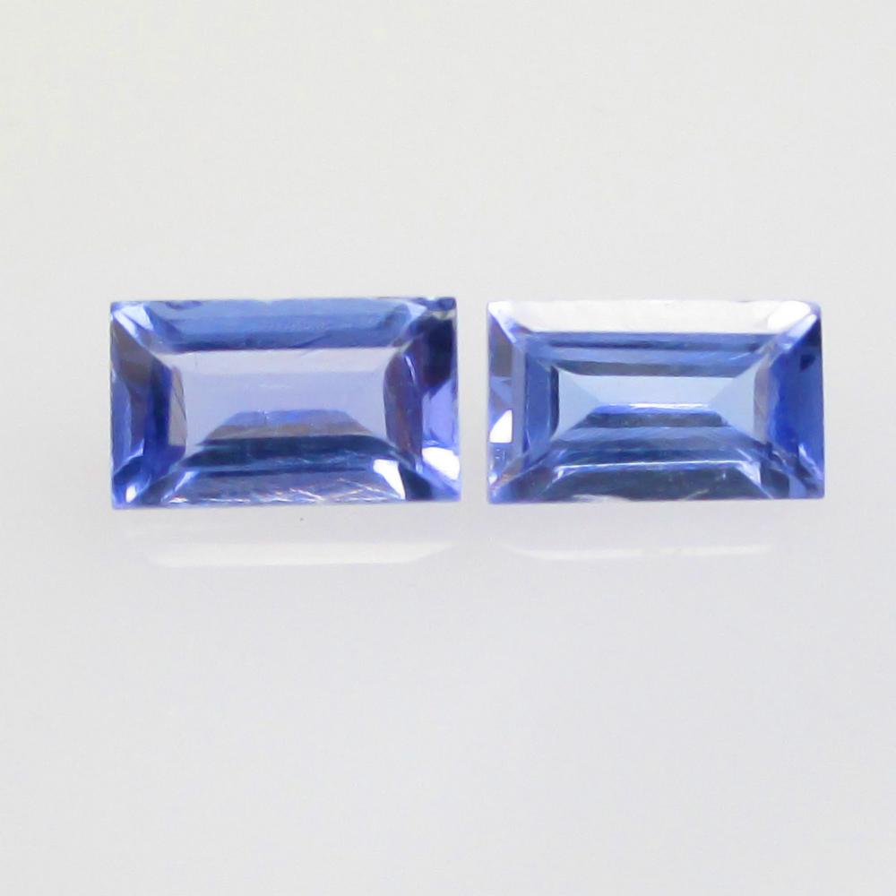 0.62 Ctw Natural Tanzanite Octagon Pair: No Reserve! Title: 0.62 Ctw Natural Tanzanite Octagon Pair Stone Clarity: VVS Gemstones: Natural Tanzanite Carat Weights: 0.62 Size/Dimensions: 5.10 x 3.20 x 2.30 mm / 2 Pc's Additional Information: T