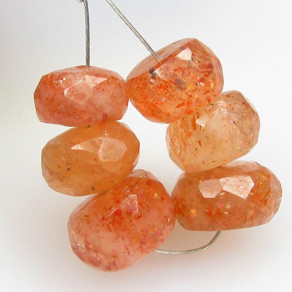 14.72 Ctw Natural 6 Orange Sunstone Round Beads: No Reserve! Title: 14.72 Ctw Natural 6 Orange Sunstone Round Beads Stone Clarity: Semi- Transparent Gemstones: Natural Sunstone Beads Carat Weights: 14.72 Size/Dimensions: 7.60 - 8.30 mm / 6 Pc's Addi