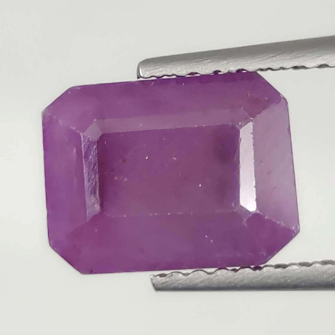 3.65 Ct Natural Unheated Pinkish Red Ruby (1 of 2)