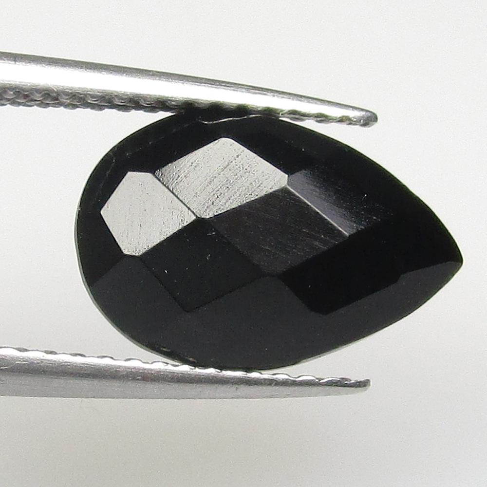2.60 Ctw Natural Black Onyx Pear Cut (1 of 2)
