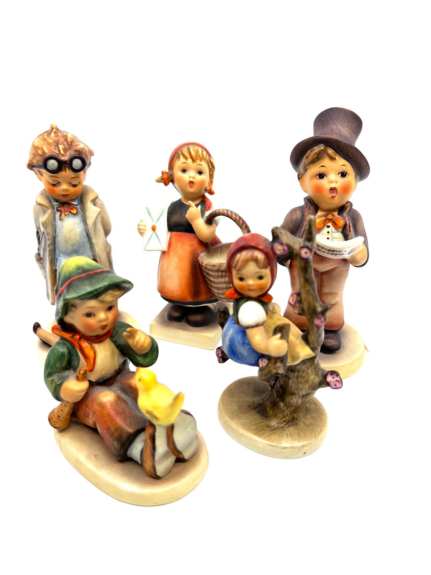 Lot of 5 Goebel Hummel Ceramic Children figurines (1 of 5)