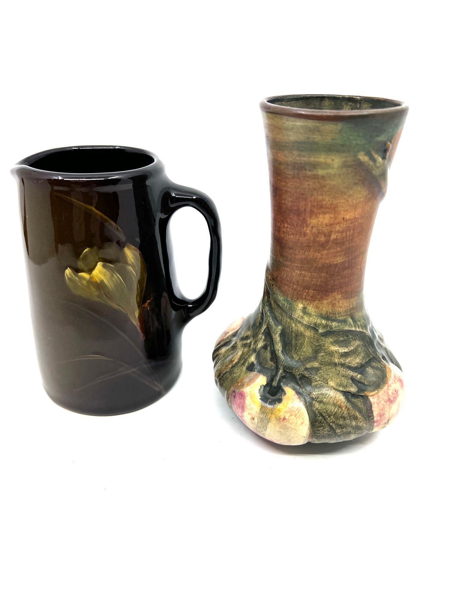 Two Weller American pottery vases (1 of 3)