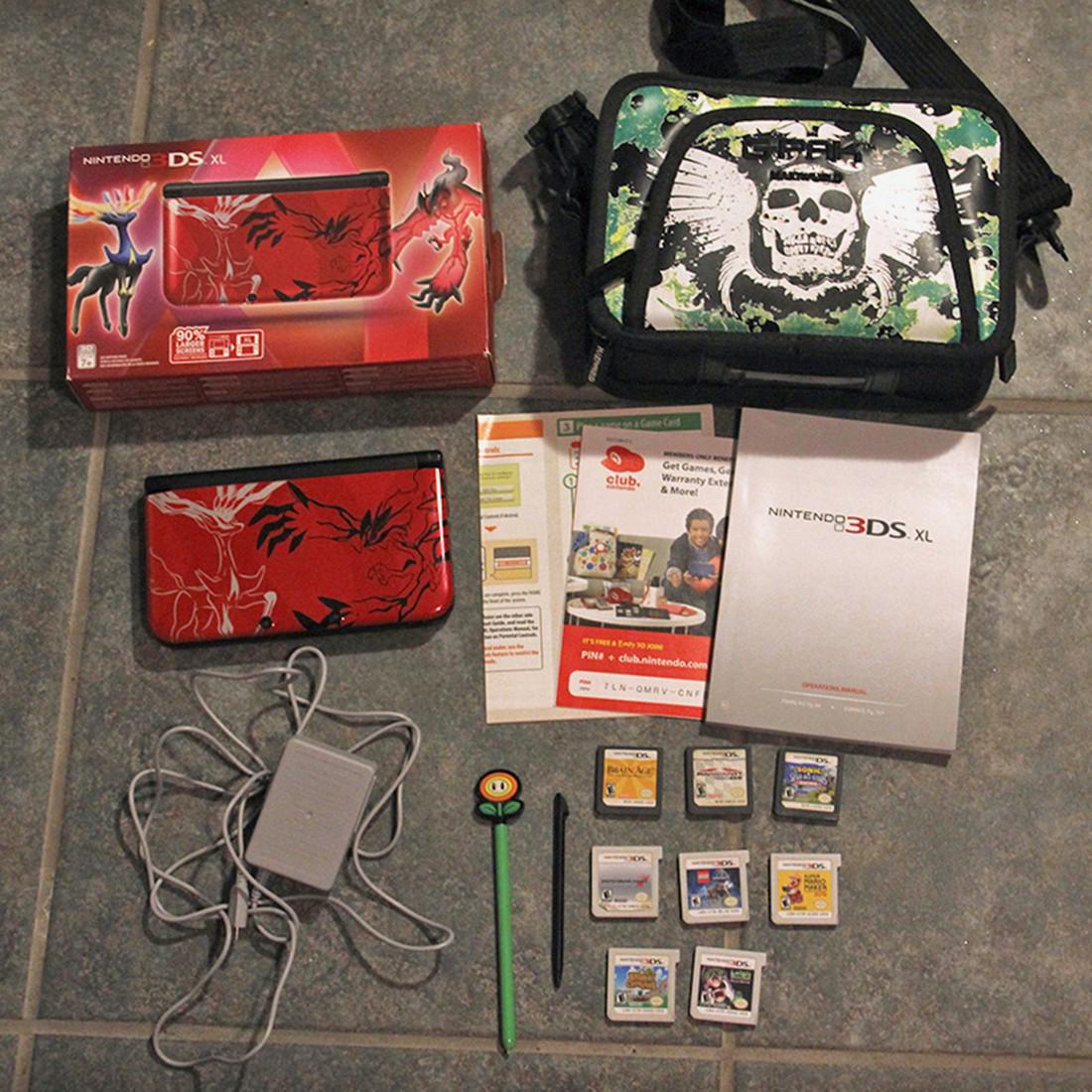 Nintendo 3DS System Plus Games and Carry Case (1 of 10)