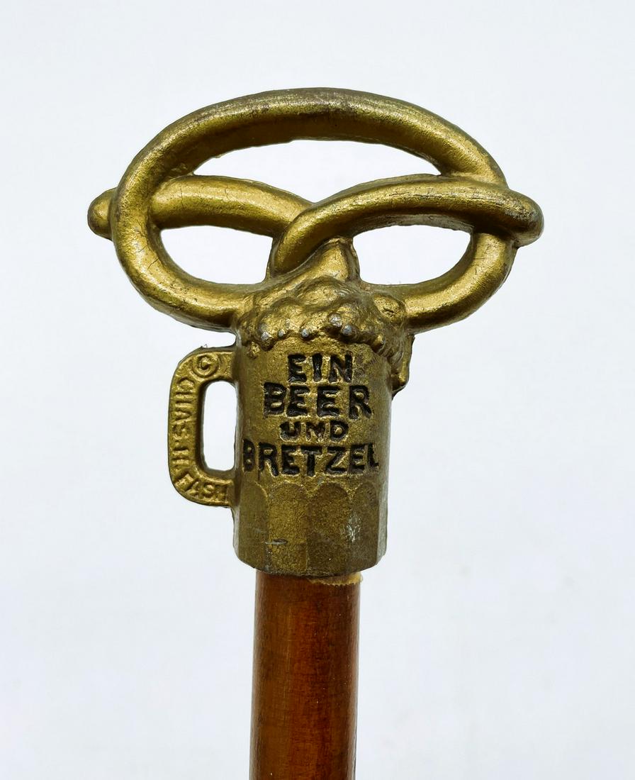 1939 CHICAGO WOLD FAIR Century of Progress Cane Brass Pretzel (1 of 8)