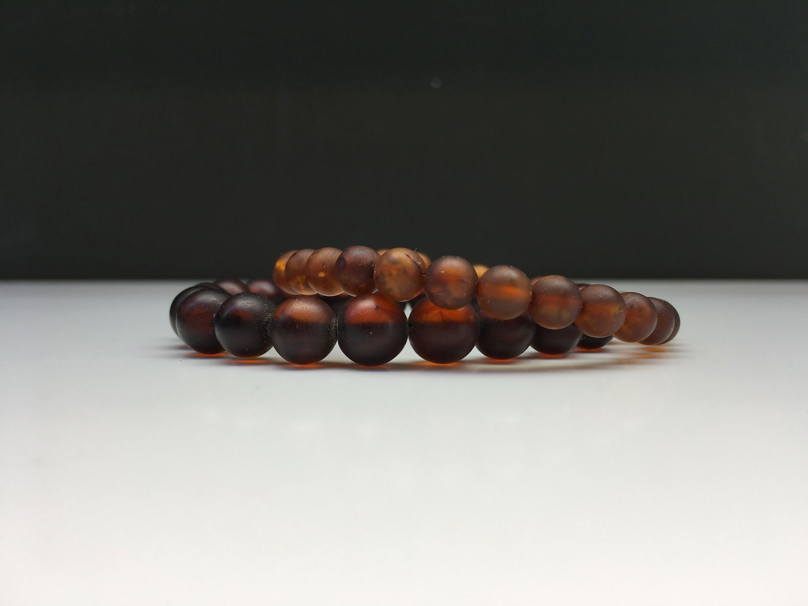 Baltic amber bracelet set x2 cute cognac beads (1 of 7)