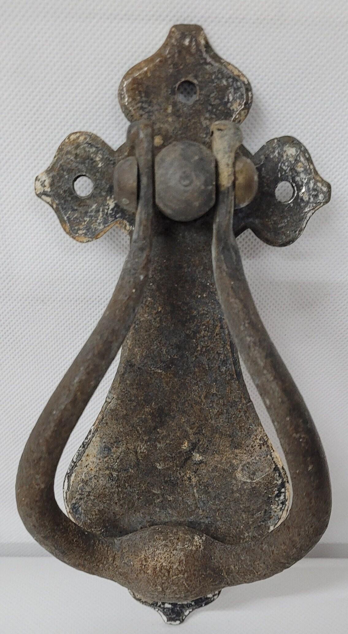 Antique Forged Metal Door Knocker Gothic Medevial Old Hardware (1 of 9)