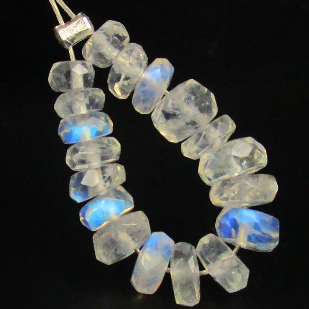 4.55 Ctw Natural 19 Drilled Blue Moonstone Round Beads: No Reserve! Title: 4.55 Ctw Natural 19 Drilled Blue Moonstone Round Beads Stone Clarity: Semi-Transparent Gemstones: Natural Moonstone Beads Carat Weights: 4.55 Size/Dimensions: 3.30 - 4.30 mm / 19 PC
