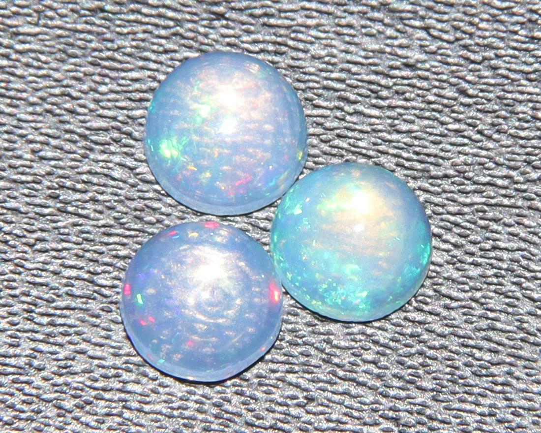 Delightful " Fire Ethiopian Opal " 1.11 Cts Natural Ethiopian Opal Set (1 of 2)