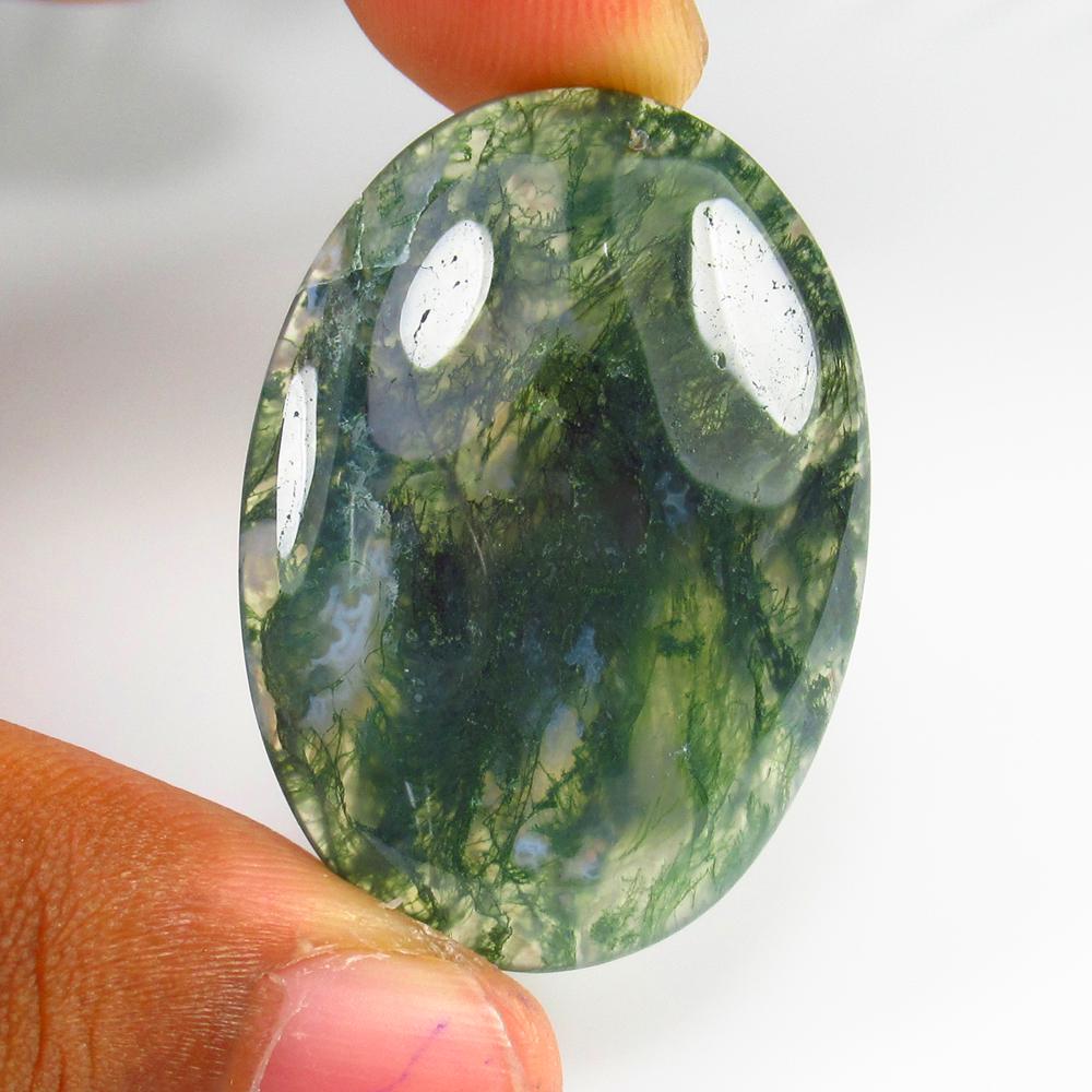 44.40 Ct - Natural Moss Agate (1 of 3)