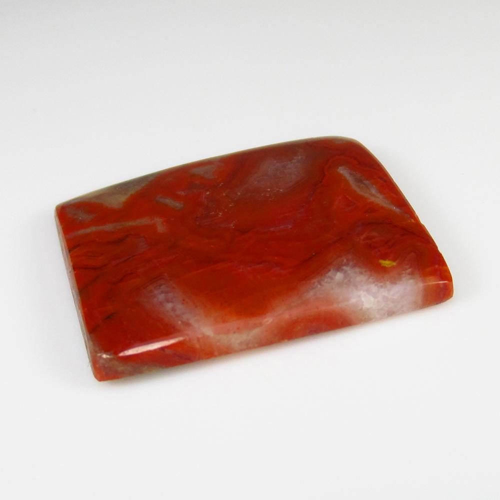 Natural Ironman Jasper - 17.51 Ct: No Reserve! Title: Natural Ironman Jasper - 17.51 Ct Origin: Brazil Weight: 17.51 Size/Dimensions: 25.0 x 19.0 x 3.3 mm Additional Information: Pieces : 1 No's / Shape : Octagon Cabochon / Color : Red