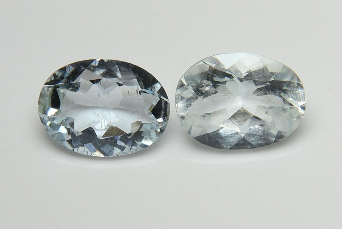 Spectacular " Natural Aquamarine " 1.81 Cts Natural Aquamarine Set: No Reserve! Title: Spectacular " Natural Aquamarine " 1.81 Cts Natural Aquamarine Set Additional Information: Gemstone : Natural Aquamarine Origin : Australia Weight : 1.81 carats Dimensions : 8x6 mm,