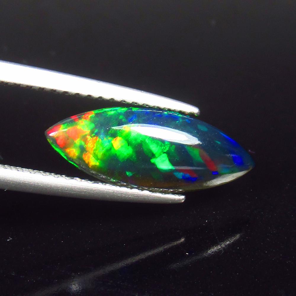 1.21 Ct - Natural Black Fire Opal (1 of 3)