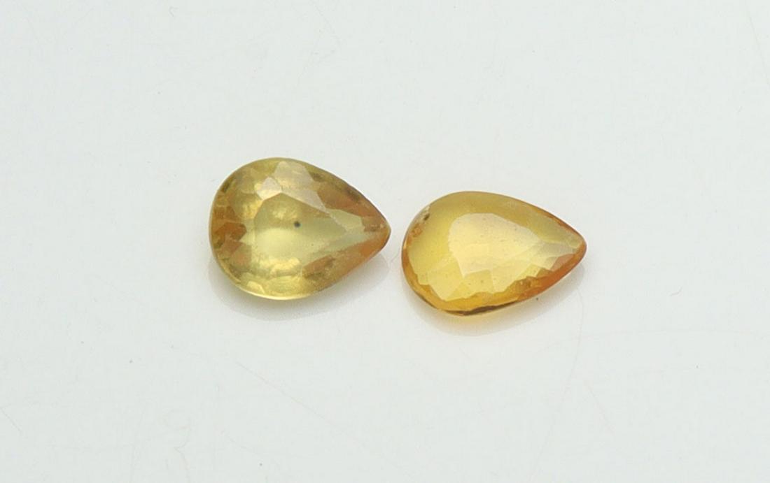 Beautiful " Natural Yellow Sapphire " 0.40 Cts Natural Yellow Sapphire Set (1 of 6)