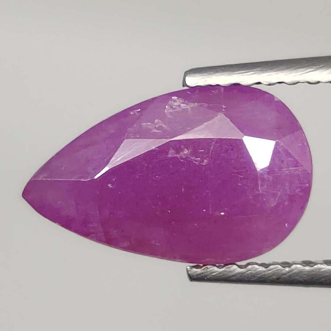 2.30 Ct Natural Unheated Pinkish Red Ruby (1 of 2)