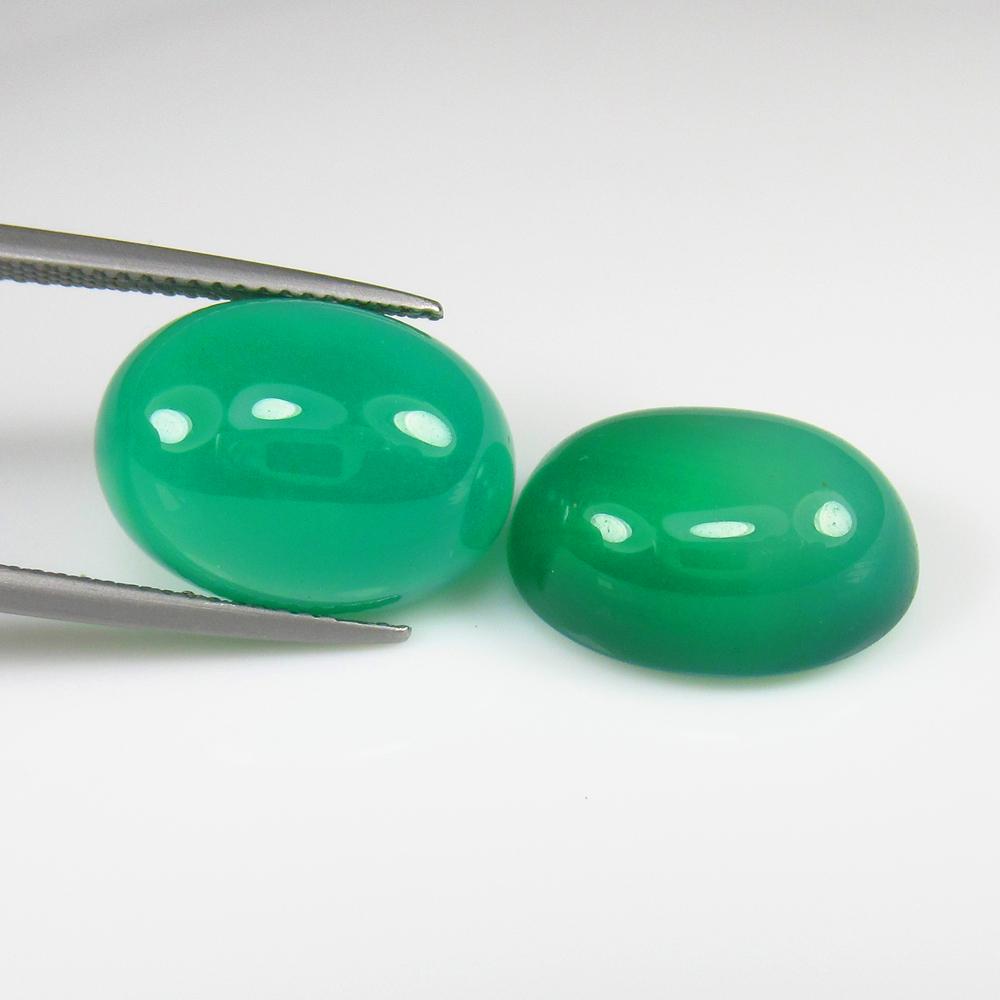 19.04 Ct - Natural Onyx Pair (1 of 2)