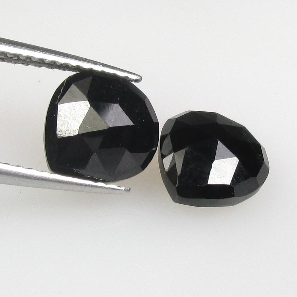 5.00 Ctw Natural Black Onyx Pear Pair (1 of 2)