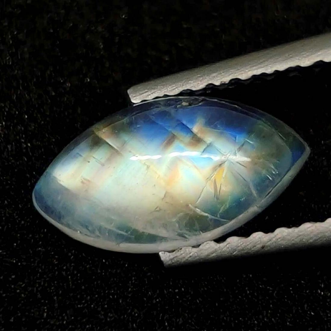 1.25 ct "Top Quality" Natural Royal Blue Moonstone (1 of 2)