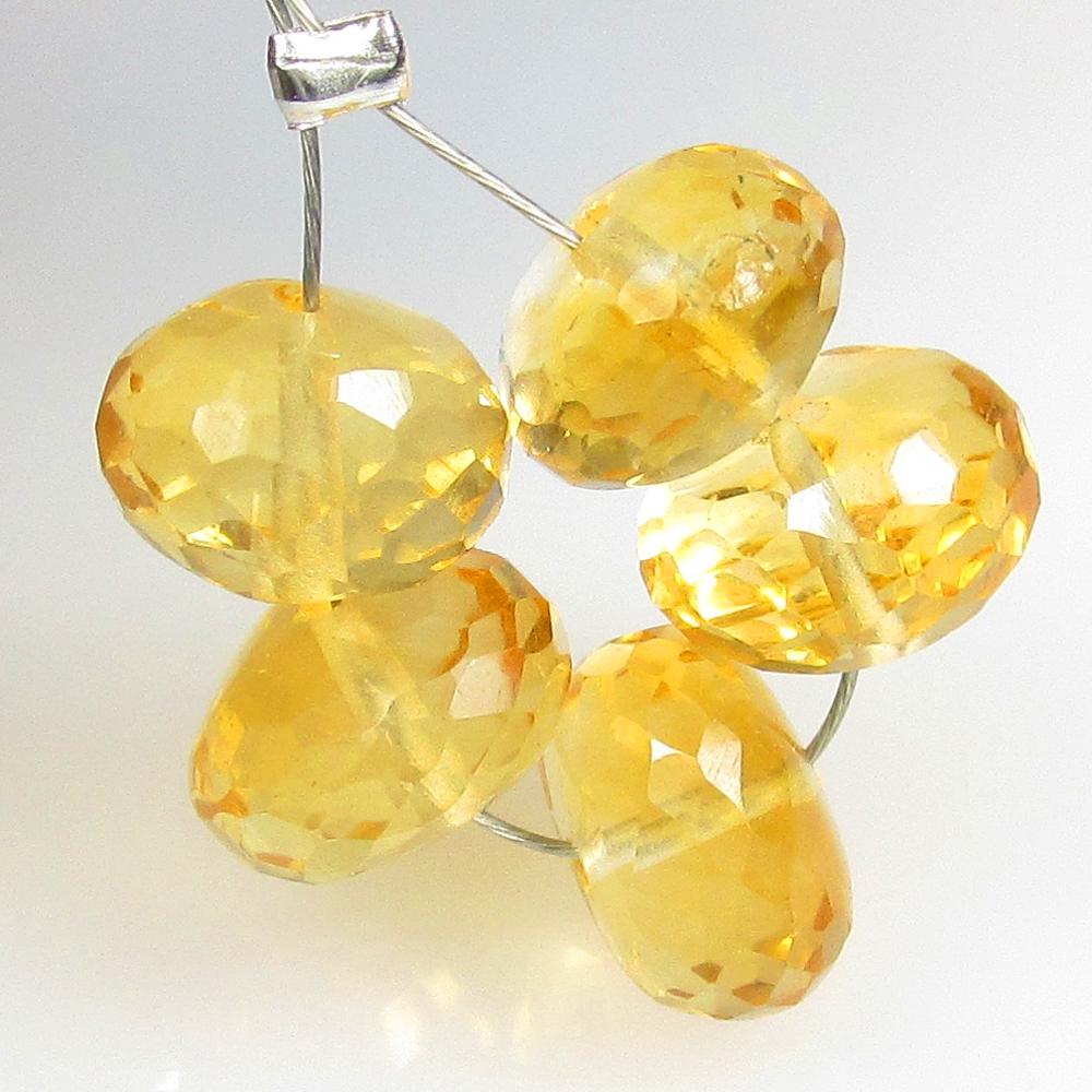 10.00 Ctw Natural 5 Citrine Drilled Round Beads: No Reserve! Title: 10.00 Ctw Natural 5 Citrine Drilled Round Beads Stone Clarity: Transparent Gemstones: Natural Citrine Beads Carat Weights: 10.00 Size/Dimensions: 7.00 - 7.50 mm / 5 P'cs Additional 