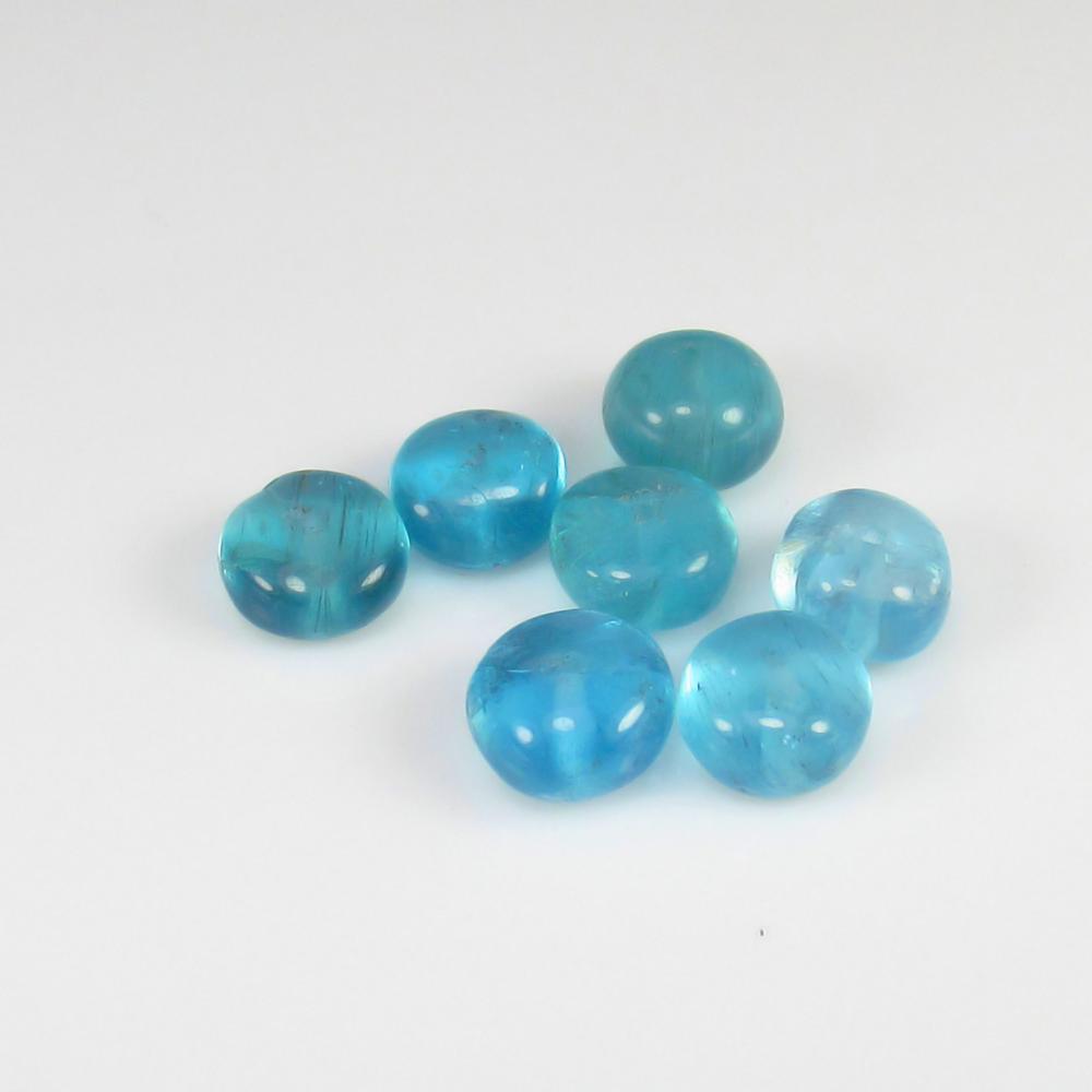 Natural Flourite Beads - 12.50 Ct: No Reserve! Title: Natural Flourite Beads - 12.50 Ct Origin: Brazil Weight: 12.5 Size/Dimensions: 6.5 - 6.9 mm Additional Information: Pieces : 7 No's / Shape : Drilled Round Beads / Color : Green / C