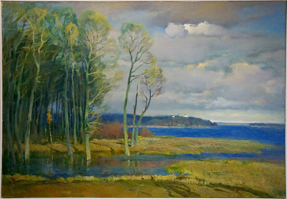 Oil painting Silence Minka Alexander Fedorovich (1 of 8)